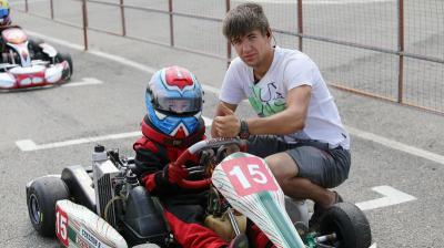 Яков Соколов со своим наставником Евгением Соколовым